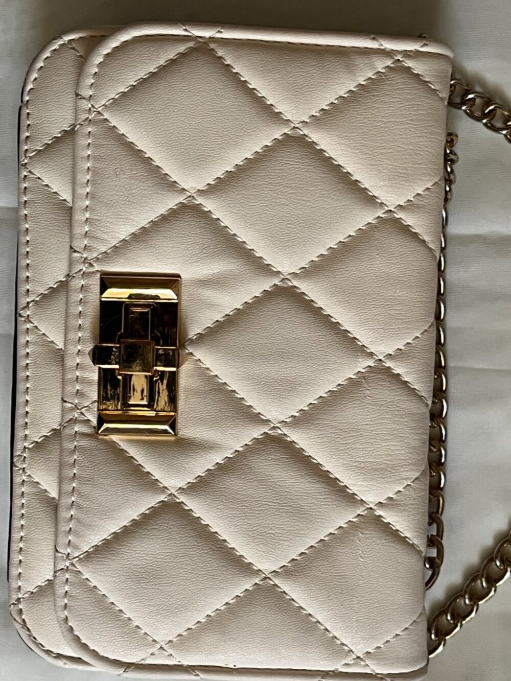 Aldo White Quilted Mini Handbag | $24.99 - Picture 3 of 5